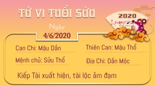 2 Tu vi 12 con giap - Tu vi ngay 462020 - Tuoi Suu