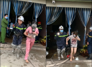 Cháy nhà nghỉ ở Hà Nội: Nhà nghỉ cháy lúc rạng sáng, cảnh sát cứu thoát 14 người