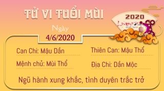 8 Tu vi 12 con giap - Tu vi ngay 462020 - Tuoi Mui