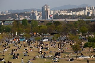 Thế giới ngưỡng mộ Hàn Quốc khi giảm từ 900 ca nhiễm Covid-19 xuống 8 ca/ngày, người dân hồ hởi đi dạo phố, cà phê sau hàng tháng trời ở nhà - Ảnh 2.