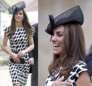 Hầu như trang phục nào của Kate Middleton cũng có “bàn tay” phụ kiện mũ đến từ nhà thiết kế mũ tài năng này