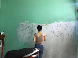 Chỉ mất chưa đến 1 triệu, cô gái tự sơn tường và decor nhà trọ giá rẻ thành nơi sống xinh như phim Hàn - Ảnh 3.
