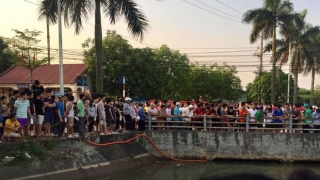 Hai bác cháu tại Hà Nội Tu vong thương tâm do bị nước cuốn vào gầm cầu trong lúc đi bơi - Ảnh 1.