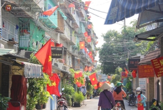 Ảnh: Ngắm một Sài Gòn yên bình trong sáng 30/4, mọi tuyến đường, góc phố phấp phới cờ hoa - Ảnh 8.