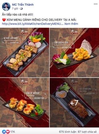 Loạt nhà hàng của sao Việt bán online trong mùa dịch: Trấn Thành quảng cáo hết mình, Đàm Vĩnh Hưng còn quay cả clip tư vấn mua hàng - Ảnh 10.