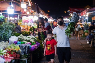 Tin nhanh - Hà Nội: Chợ hoa đầu mối nhộn nhịp trở lại (Hình 13).