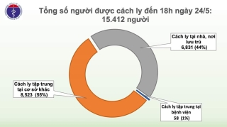 covid 19 o viet nam chieu 245 khong co ca mac moi co 4 ca am tinh 2 lan voi sars cov 2