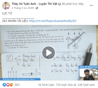 Học Vật lý tưởng khó mà dễ không tưởng với thầy giáo livestream triệu view - Ảnh 3.