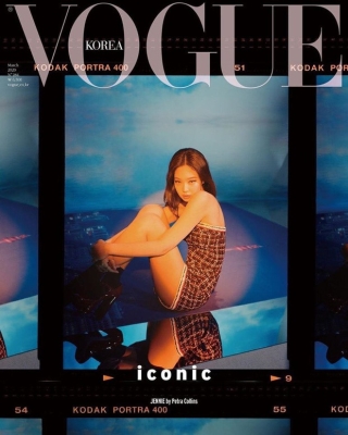 Jennie được ví như một “iconic” trên bìa tạp chí Vogue Korea ấn phẩm tháng 3/2020