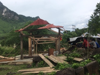 Quảng Bình: Xảy ra lốc xoáy tại xã Trường Sơn