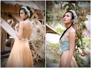 Nhân chuyến công tác tại Thái Lan cho sự kiện “Tuần hàng Việt Nam tại Thái Lan – Vietnamese Week in Thailand 2019”, Hoa hậu H’Hen Niê đã chọn bộ áo dài truyền thống cho lần xuất hiện đặc biệt này.