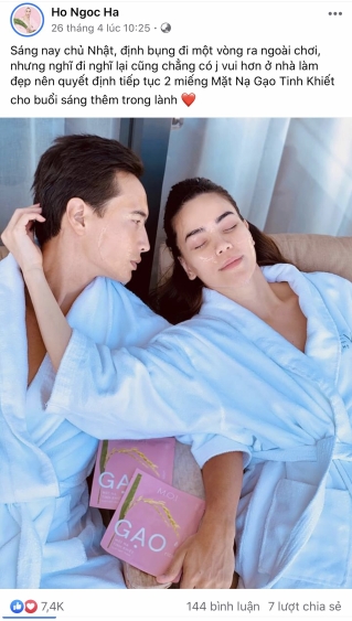 Hà Hồ - Kim Lý, Quỳnh Anh – Duy Mạnh cùng hàng loạt couple Việt thi nhau tạo trend đắp mặt nạ cũng cần có đôi - Ảnh 1.