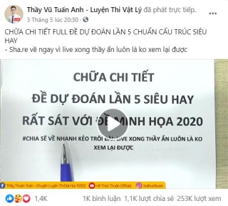 Học Vật lý tưởng khó mà dễ không tưởng với thầy giáo livestream triệu view - Ảnh 2.