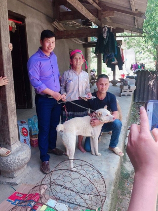 Cụ bà vùng cao rơi nước mắt khi phải bán chó cưng và món quà bất ngờ từ người đàn ông vượt 140km đem đến khiến nhiều người ấm lòng - Ảnh 3.