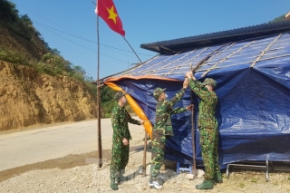 Kỷ niệm đẹp trên chốt tiền tiêu của hai trung sĩ Biên phòng - ảnh 1