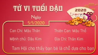 Tu vi 12 con giap - Tu vi ngay 05052020 - Tuoi Dau