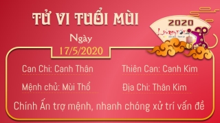 tu vi 12 con giap tu vi ngay 17052020 tuoi mui