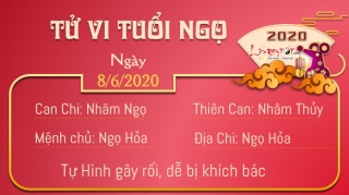 Tu vi thu 2 ngay 862020 - Ngo