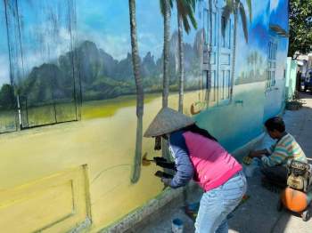 Làng bích họa Hòn Thiên - điểm check-in mới cho giới trẻ tại Ninh Thuận - Ảnh 3.