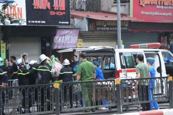 Nỗ lực cứu người không thành trong vụ cháy cửa hàng khiến 4 người Ch?t ở Hà Nội - Ảnh 3.