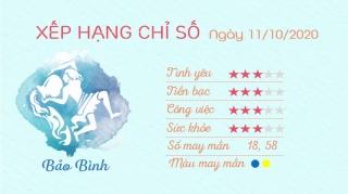 11 Tu vi hang ngay - Tu vi ngay 11102020 bao Binh