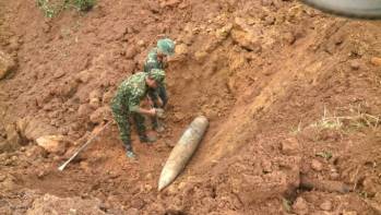 Hà Tĩnh: Xử lý an toàn 2 quả bom sót lại sau chiến tranh 3