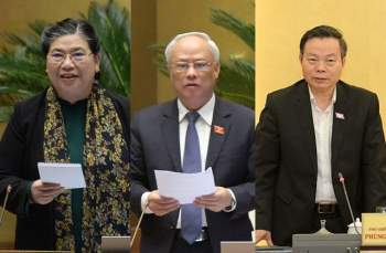 Quốc hội trình miễn nhiệm đối với bà Tòng Thị Phóng, ông Uông Chu Lưu và Phùng Quốc Hiển - Ảnh 2.