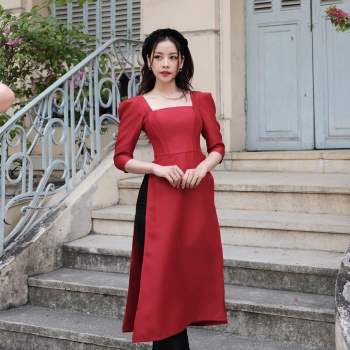 1001 sắc thái áo dài của mỹ nhân Việt ngày cận Tết, từ cách tân mới mẻ đến truyền thống quen thuộc đều có đủ - Ảnh 6.