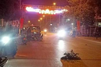 Hòa Bình: 2 xe máy đối đầu trong đêm khiến 2 người Tu vong - Ảnh 1.