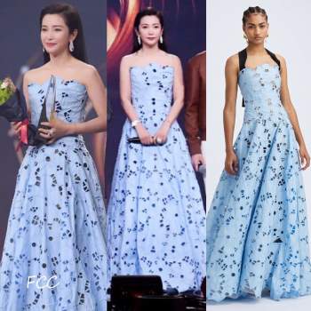 Loạt sao sửa váy tại Đêm hội Weibo, tiếc thay cho Angela Baby vì bỏ mất phụ kiện này mà kém sang hơn bản gốc - Ảnh 4.