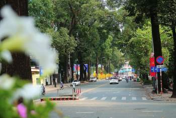 Khoảnh khắc đường Sài Gòn sáng sớm mùng 1 Tết Tân Sửu không bóng người, yên bình nhất - ảnh 14