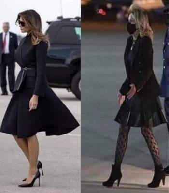 Gần 70 tuổi, lần đầu tiên style của Phu nhân Jill Biden bị lôi ra bàn tán: Chiếc quần tất lưới chính là 