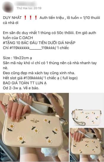  Túi Coach hoa cúc đang hot rần rần, đến hàng fake giá bằng 1/100 giá gốc cũng khiến dân tình phát cuồng - Ảnh 8.