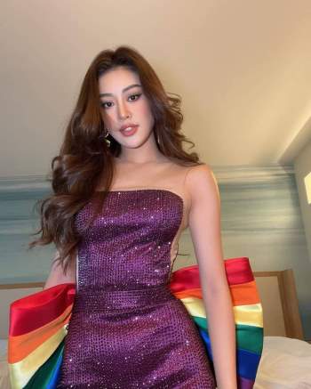 Trước Chung kết Miss Universe 2020: Khánh Vân phải đổi trang phục dù đã lên đồ hoàn chỉnh - Ảnh 1.