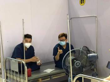 Cận cảnh bệnh viện dã chiến tại điểm nóng Bắc Giang đã hoàn thiện 99%, chuẩn bị hoạt động - Ảnh 16.