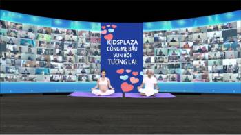 2.000 mẹ bầu tập Yoga trực tuyến xác lập kỷ lục Việt Nam