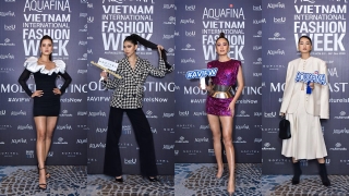 Đôi chân của Mâu Thủy chiếm chọn spotlight, lấn át cả quán quân Next Top Hương Ly tại buổi casting Tuần lễ thời trang Việt Nam 2020 - Ảnh 1.