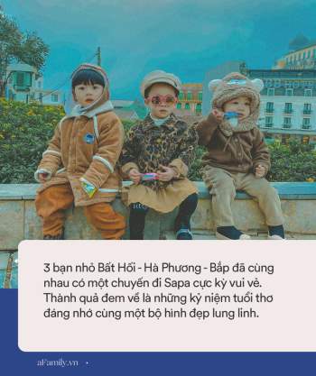 Bộ ảnh 3 em bé rủ nhau check-in Sapa khiến dân mạng mê mẩn: 