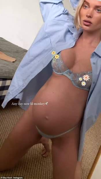 Cựu thiên thần Victoria's Secret Elsa Hosk kể về quá trình sinh con tại nhà: giảm đau bằng cách ngâm mình dưới nước nóng, nhìn con chào đời qua gương - Ảnh 2.