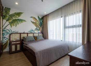Căn hộ 3 phòng ngủ đẹp tinh tế với phong cách Indochine ở Vinhomes Ocean Park, Hà Nội - Ảnh 12.