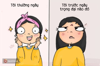 Bộ tranh: Đây là nguyên nhân vì sao thỉnh thoảng con gái thấy... mắc mệt với chính mình - Ảnh 1.