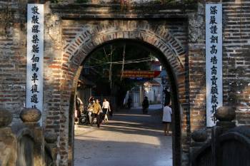 Khám phá vẻ đẹp của cổng làng đồ sộ trải qua 5 thế kỷ tại ngoại ô Hà Nội - 6