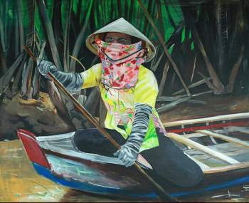 Mở trại sáng tác tranh in Việt Nam - quốc tế với chủ đề môi trường - Ảnh 3.