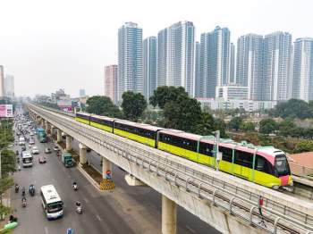Đoàn tàu của tuyến đường sắt đô thị Nhổn - Ga Hà Nội chính thức lăn bánh - Ảnh 4.