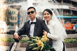 Thêm một tin vui đầu 2020: Cuối cùng hot girl Mi Vân cũng chịu tung ảnh cưới cùng bạn trai quen 5 năm, dân tình khen đẹp nức nở - Ảnh 1.