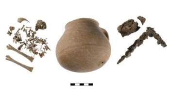 Hy Lạp phát hiện hũ xương gà khắc tên 55 người, hé lộ lời nguyền ghê rợn thời cổ đại - Ảnh 1.