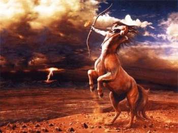 Nhân Mã Khiron - vị thần nửa người nửa ngựa nổi tiếng trong thần thoại Hy Lạp.