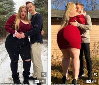 Sau nhiều thất bại, cô gái 23 tuổi nặng gần 120kg có người yêu nặng bằng một nửa - ảnh 3