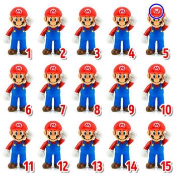 Thách thức thị giác 5 giây: Mario quá quen thuộc rồi, nhưng bạn có tìm được người khác biệt trong tranh? - Ảnh 2.