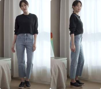 Blogger người Hàn chỉ ra dáng quần jeans hack chân dài vi diệu nhất của Zara - Ảnh 4.